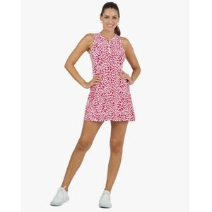 IBKUL‎ Sun Protective UPF50+ Icefil Cooling Davina Print Tennis Dress Shorts M